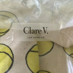 Clare V Canvas Tennis Duffel Bag